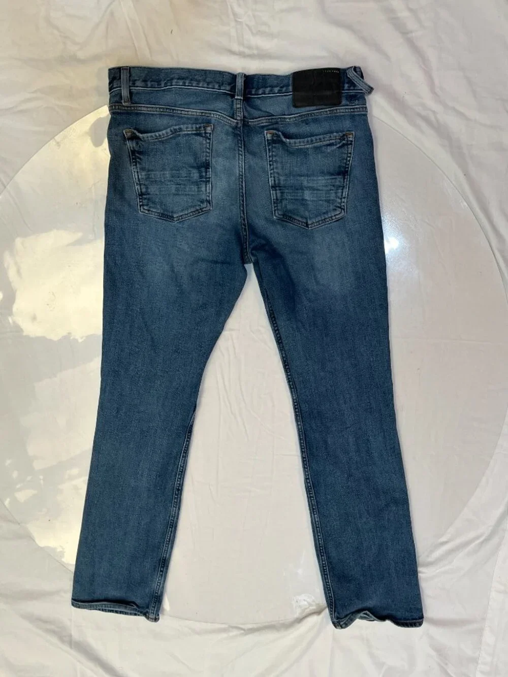 Five Four Straight Leg Jeans Medium Wash Blue Size 33